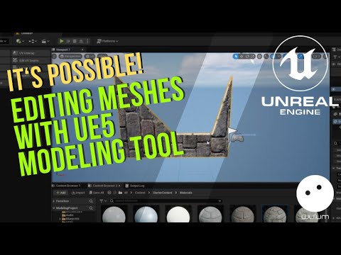 How to Edit Meshes with Unreal 5.3 Modeling Tools - Tutorial