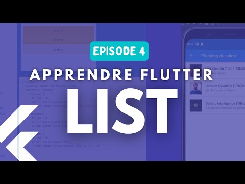 Créer une appli mobile avec Flutter #4 - Liste