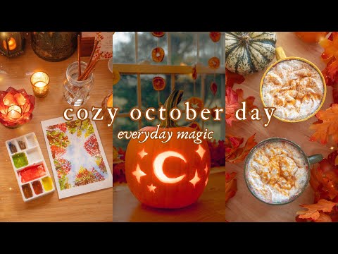 A Warm & Cozy October Day π Pumpkin Picking, Cozy Hobbies, and Autumn Self Care π Everyday Magic