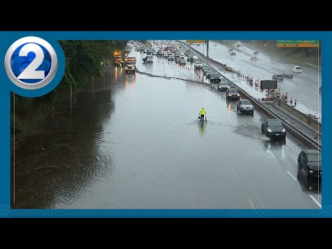 Heavy rains flood town, more rain in the forecast