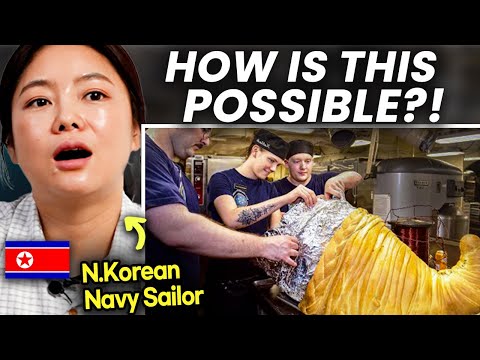 North Korean Submarine Sailor reacts to US Submarine Food for the First Time