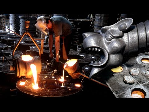 Iron foundry. Phases of the artisanal process | Cast iron | Lost Trades | Documentary film