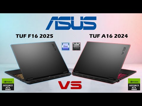 Asus TUF F16 2025 vs TUF A16 FA608 - spec review & comparison
