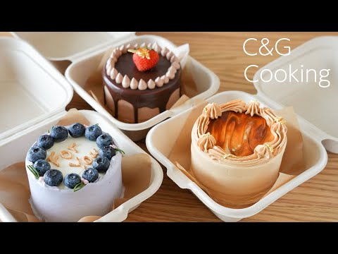 3 TYPES of LUNCH BOX CAKE !