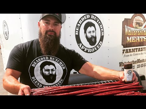 How to make Deer Smokies (Sticks) and Smoke Them on a Pellet Grill | The Bearded Butchers
