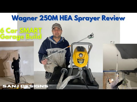 Painting with Wagner 250M HEA Sprayer - Test and Review | Part 18 | 6 Car SMART Garage Build