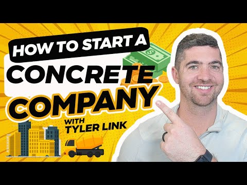 How to START a CONCRETE Company! Step by Step! #concrete #startabusiness #concretebusiness