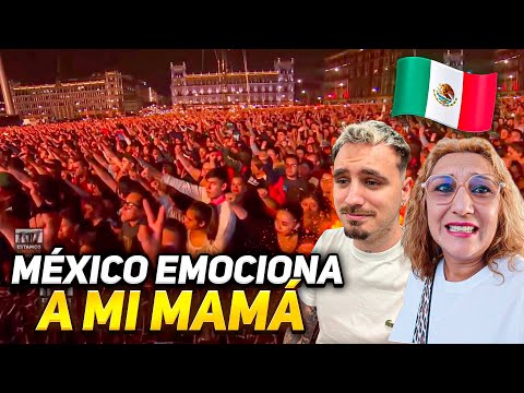 🇪🇸 MY MOM REACTS TO THE MEXICAN NATIONAL ANTHEM DURING A MOMENT OF SILENCE 🇲🇽 **Spain should lear...