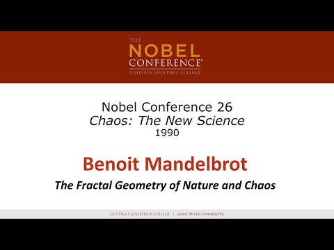 Benoit Mandelbrot at Nobel Conference XXVI