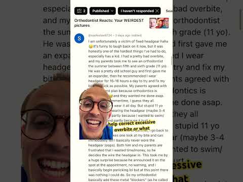 Headgear! Does it work?! @sophielaw9724  #teeth #dentist #headgear #overbite