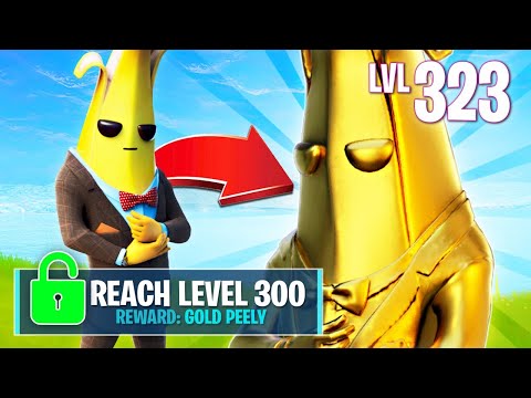 UNLOCKING GOLD PEELY! (Fortnite Battle Royale)