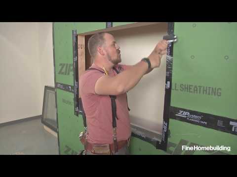 Part 1: Prepare a Rough Opening for a Nail Fin Window Over Zip System Sheathing