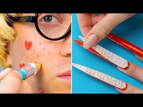 🤯 GENIUS School Hacks That Will Make Your Desk and Life Organized in 5 MINUTES! ⏰