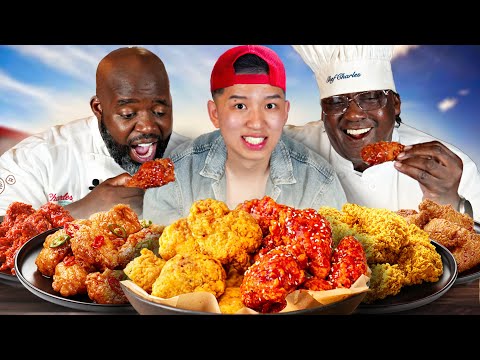 Black Chefs try the ENTIRE Korean Fried Chicken Menu