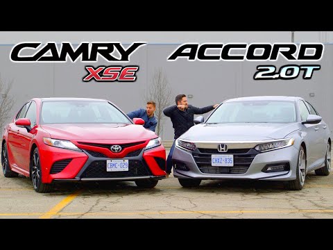 2019 Toyota Camry XSE vs Honda Accord 2.0 Touring // Battle For Best Mid-Size Sedan