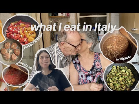 What I eat in a week at my Nonna's in Italy 🍝