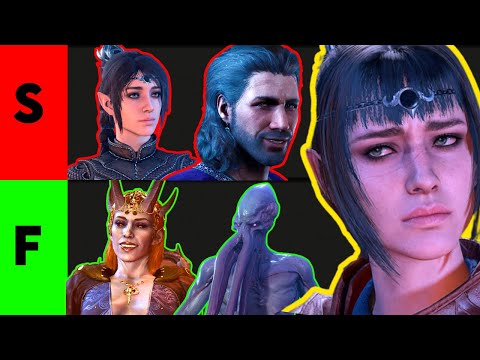 Baldur's Gate 3 BEST ROMANCE RANKED on a Tier List