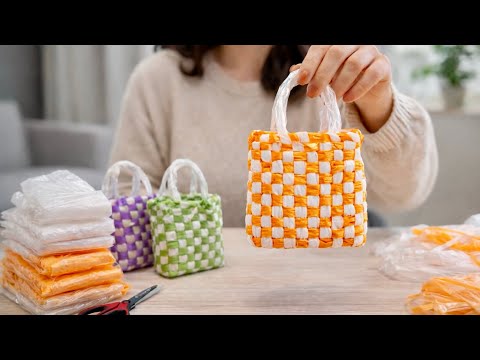 I Made a Bag Using Discarded Plastic | Very Easy & No Special Tools ♻️😍