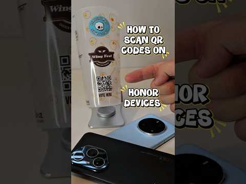 How to scan QR codes on Honor Devices