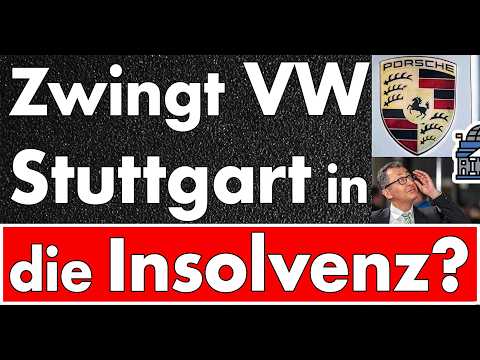 VW lässt Bombe platzen: Porsche -98% Gewinn wird Stuttgart in die Insolvenz treiben! Kernschmelze!