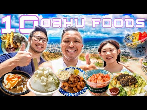 10 BEST Foods You MUST TRY When Visiting Oahu Hawaii (Ft. @AmandaFelixEats)