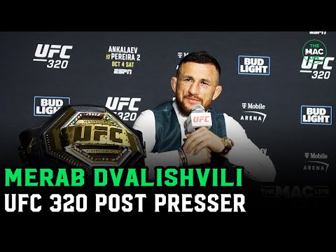 Merab Dvalishvili | UFC 320 Post Fight Press Conference
