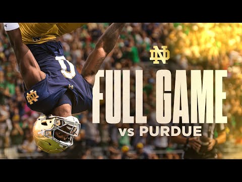 FULL GAME | No. 24 Notre Dame Football vs Purdue (2025)