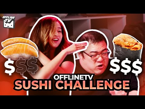 OFFLINETV BLIND SUSHI TASTE TEST CHALLENGE