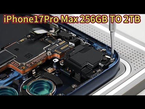 iPhone17Pro Max Upgrade from 256GB to 2TB hard drive 