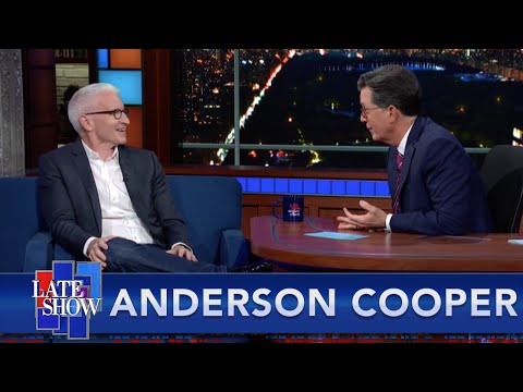 "Where's The Dad Bod?" Colbert Grills Anderson Cooper Before His Second Father's Day