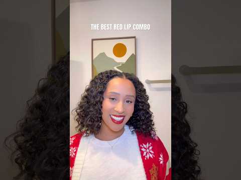 The BEST red lip combo #lipcombo #lipsticktutorial #makeuptutorial #lipcombos #lipcombotutorial