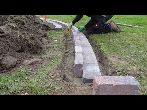 Mähkante verlegen | inkl. Beeteinfassung