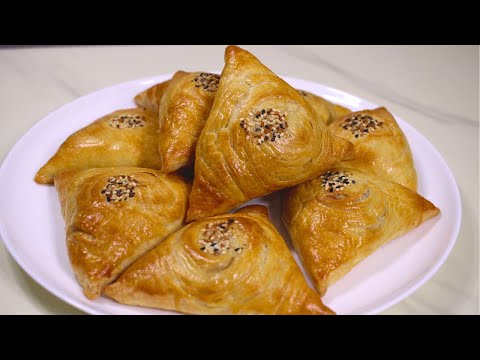 REAL Puff Crispy Uzbek SAMSA❤Obedenye