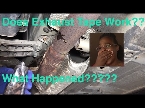 Does exhaust tape really work?? Cheap exhaust leak fix