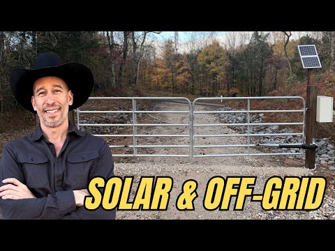 Installing a Farm Gate with a TOPENS Automatic Opener | DIY Homestead & Off-Grid Living