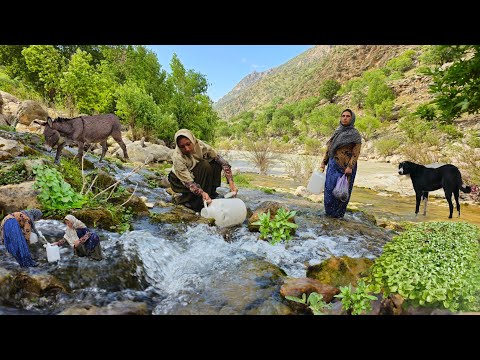 Nomadic Life: Safe Water for Nomadic Girls | The Adventures of Beautiful Nomadic Girls 💧🌿
