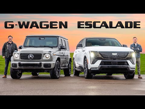 NEW Mercedes G-Class vs Escalade IQ // Battle Of The Silent Ballers