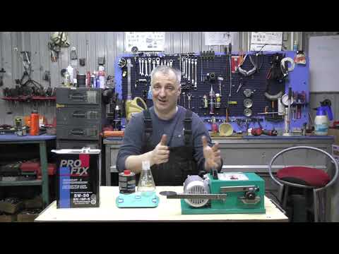 Машинка трения - как ведет себя двигатель  до и после добавления присадки в масло..