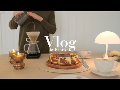 Vlog - Relaxing & Cozy Autumn Day - Basque Burnt Cheesecake - Autumn's Favourite:Chestnut