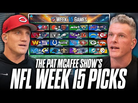 The Pat McAfee Show Picks & Predicts Every Game For NFL's Week 15 Weekend