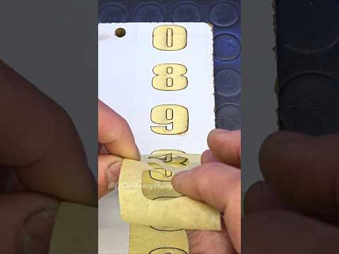 Life Hack with Engraving Laser #ErCanEverything #Telephone #Number