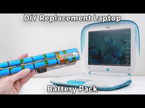 Restoring a 1999 iBook G3 To Run On Battery Power - DIY Battery