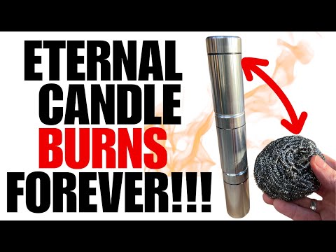 How To Make A Forever Candle Wick That Will last Indefinitely