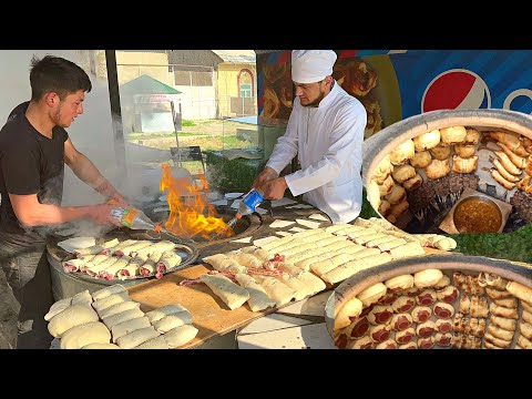 Uzbekistan! 1000 Pieces SOLD Every Day | Tandoori STREET FOOD! Amazing Skill of tandoor CHEFS!