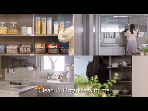 How to organize and clean to create a neat kitchen | Kitchen Clean & Organize with me