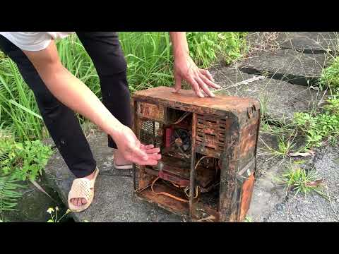 Restoration old mainboard Msi B75 gaming | Restored computer forgotten in the sewer