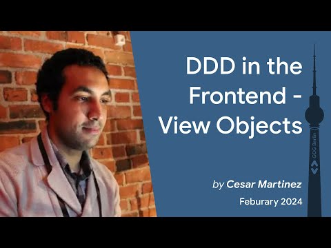 DDD in the Frontend - View Objects — Cesar Martinez