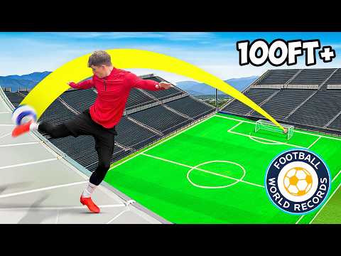 16 Impossible Football World Records Broken!