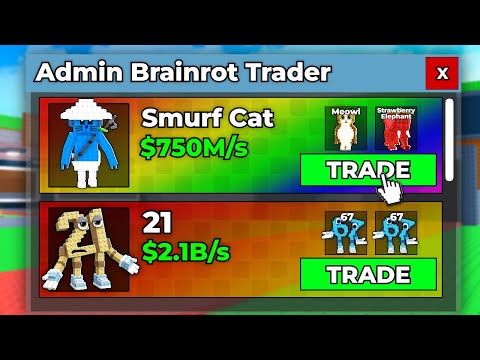 Steal A Brainrot, But The BRAINROT TRADER is OVERPOWERED..