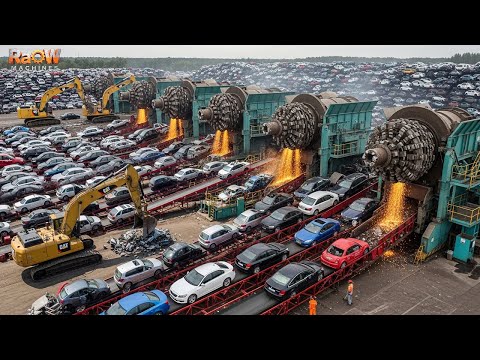30 Most Insane Shredding & Crushing Machines That Obliterate Everything |  Scrap Processing #33